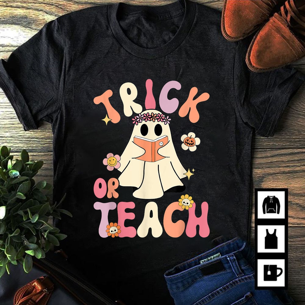 Halloween Party Trick Or Teach Sweatshirt Shirt Halloween Party Trick Or Teach Sweatshirt Shirt