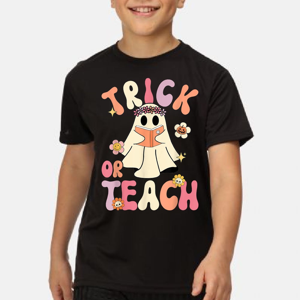 Halloween Party Trick Or Teach Sweatshirt Shirt Halloween Party Trick Or Teach Sweatshirt Shirt