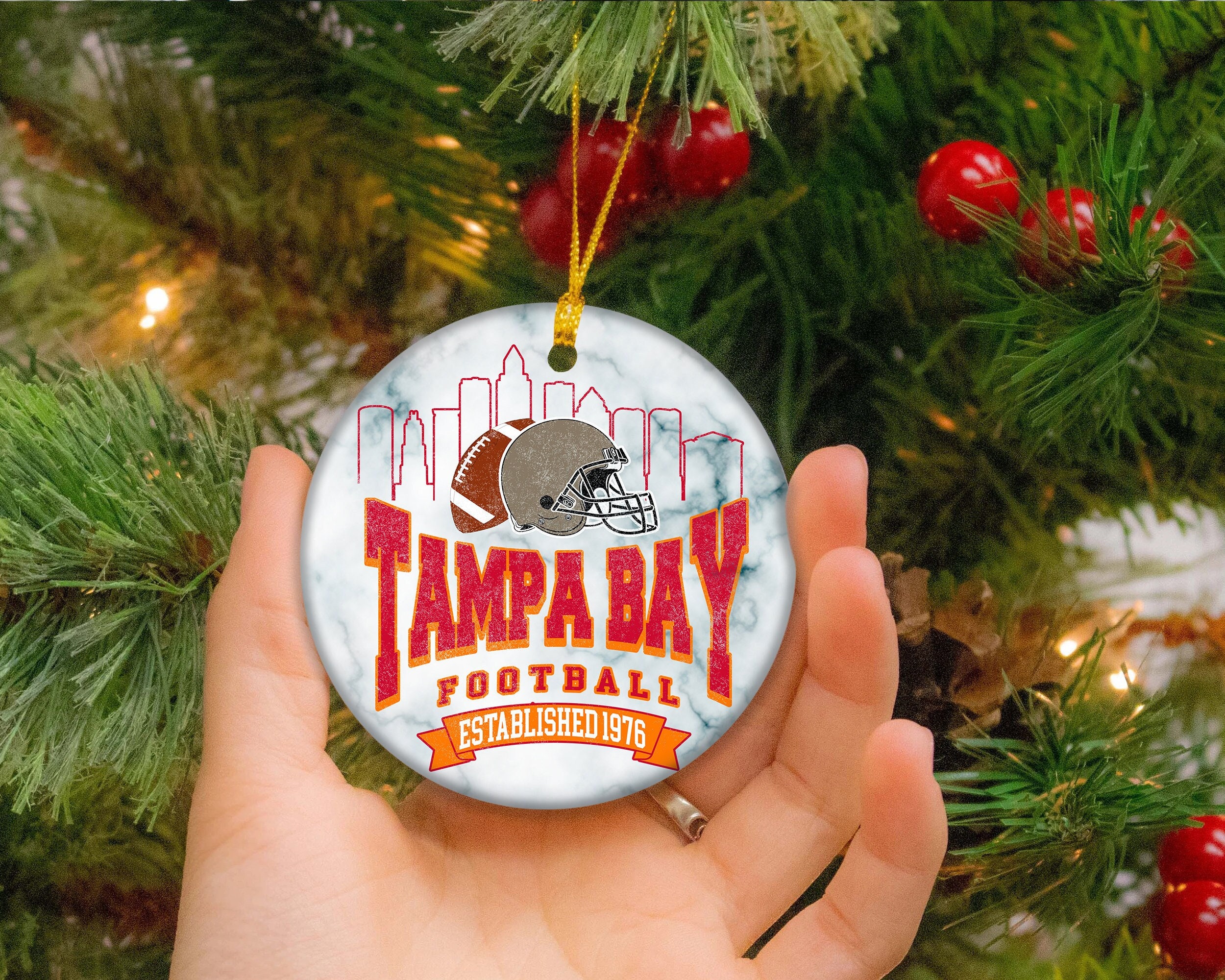 Game Day Tampa Bay American Football Chritmas Ornament Game Day Tampa Bay American Football Chritmas Ornament