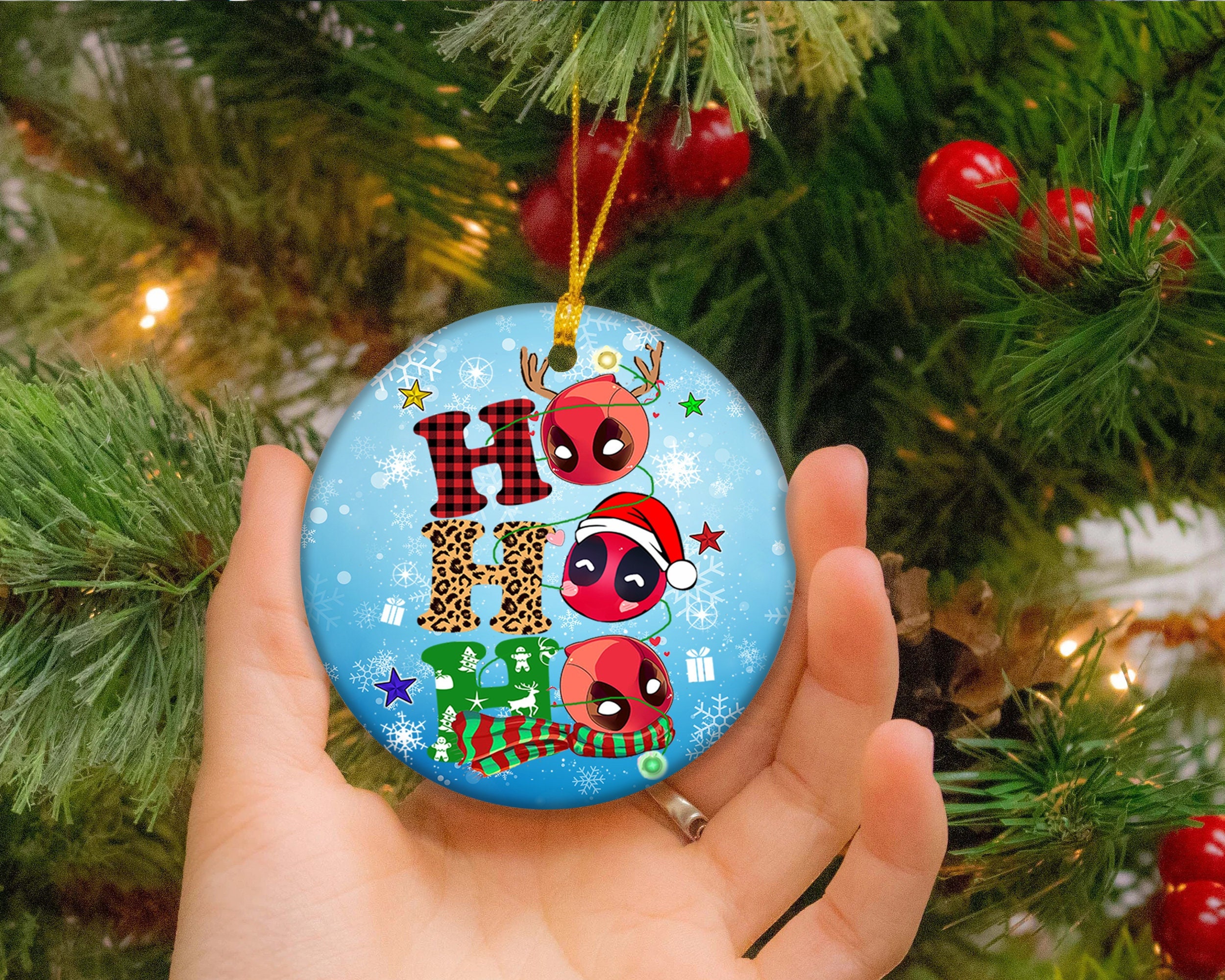 Ho Merry Christmas Holiday Ornament Tree Decoration Ho Merry Christmas Holiday Ornament Tree Decoration