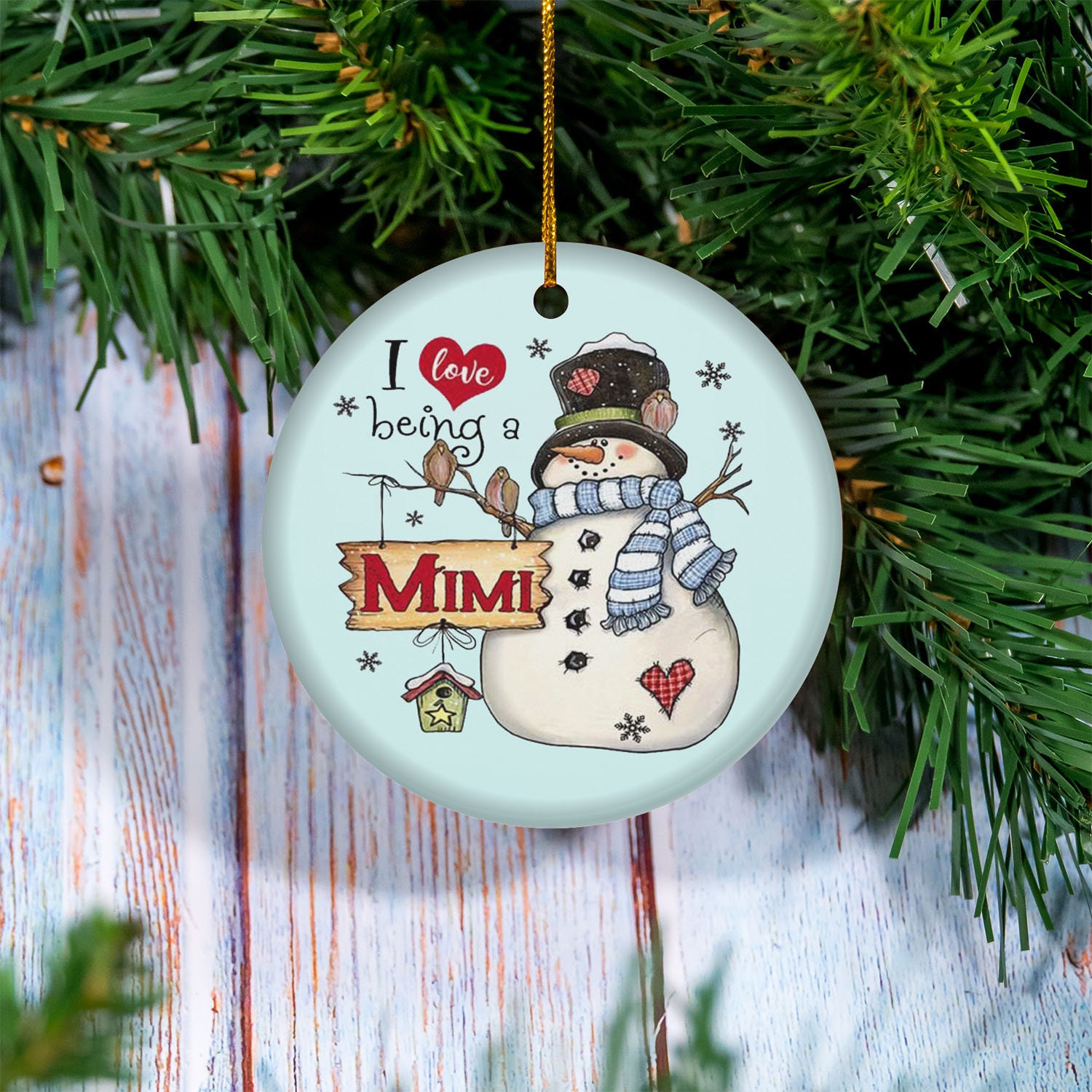 Personalized Custom Family's Name Christmas Ornament Gift Personalized Custom Family's Name Christmas Ornament Gift