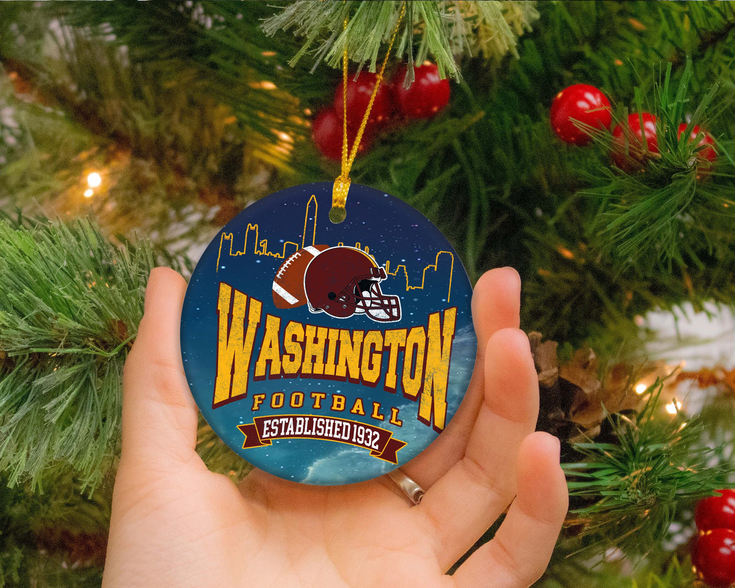 Washington Football Game Day Chritmas 2022 Ornament Washington Football Game Day Chritmas 2022 Ornament