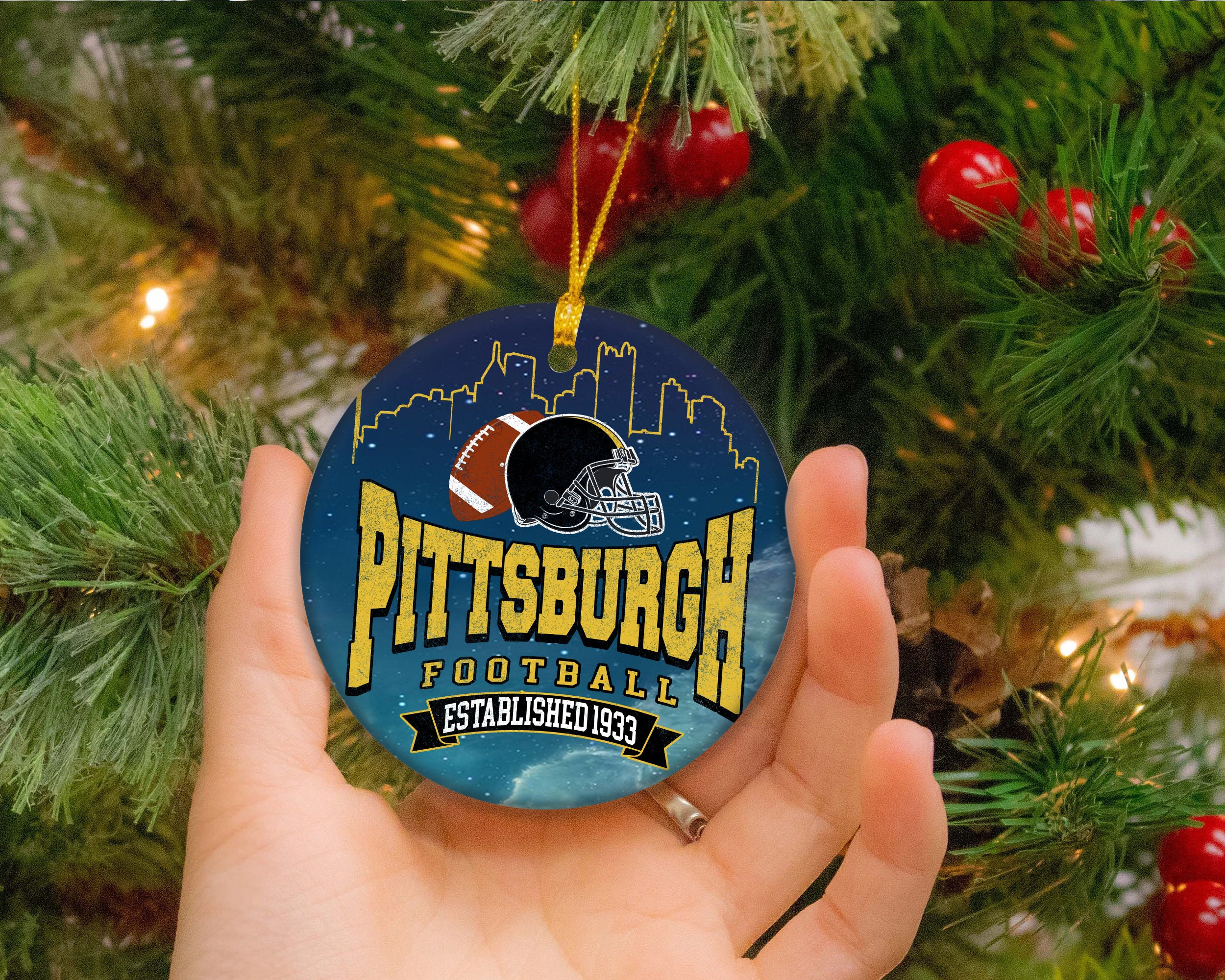 Philadelphia Game Day PittsBurgh Football Chritmas Ornament Philadelphia Game Day PittsBurgh Football Chritmas Ornament