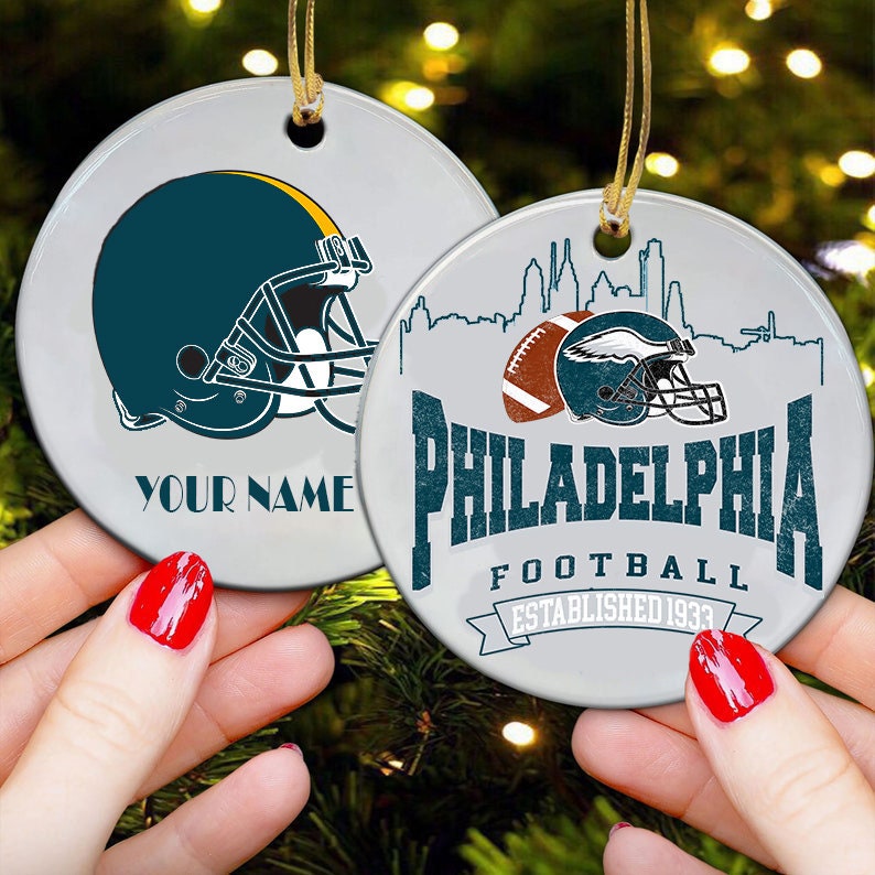 Philadelphia Football American Chritmas Dad Ornament Philadelphia Football American Chritmas Dad Ornament