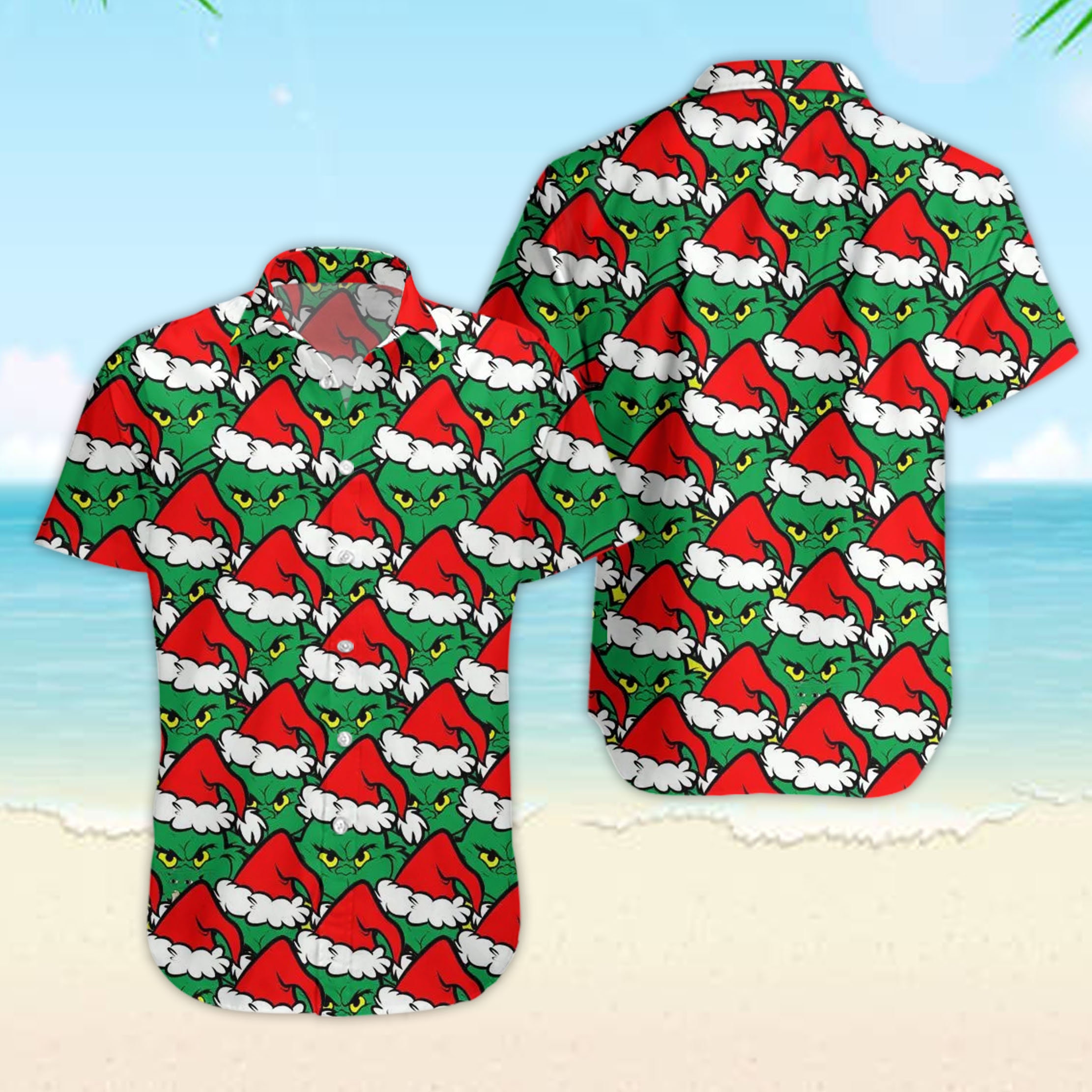 The Grinch Christmas Hawaiian Shirt The Grinch Christmas Hawaiian Shirt