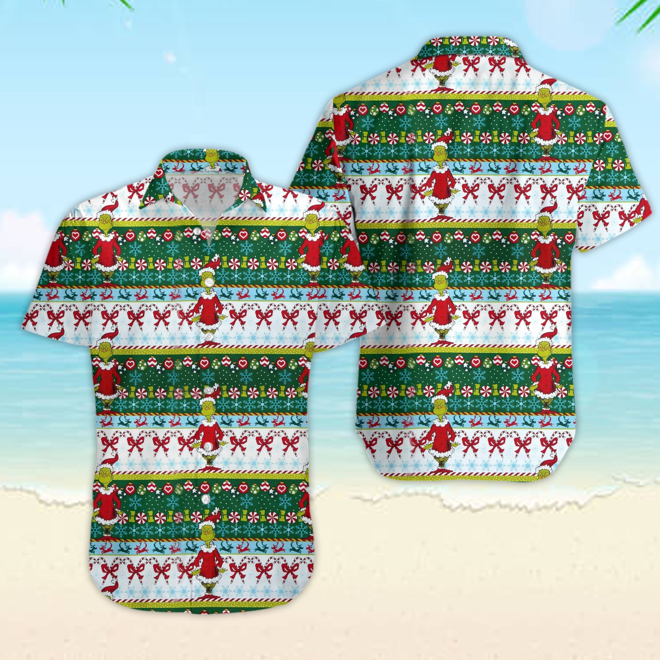 The Grinch Christmas Hawaiian Shirt The Grinch Christmas Hawaiian Shirt