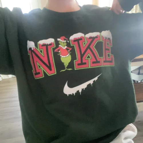 Nike Grinch Christmas 2022 Snow Sweater Hoodie Sweatshirt T Shirt photo review