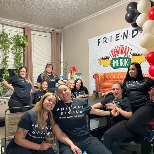 Friendsgiving Party Dinner Shirt photo review