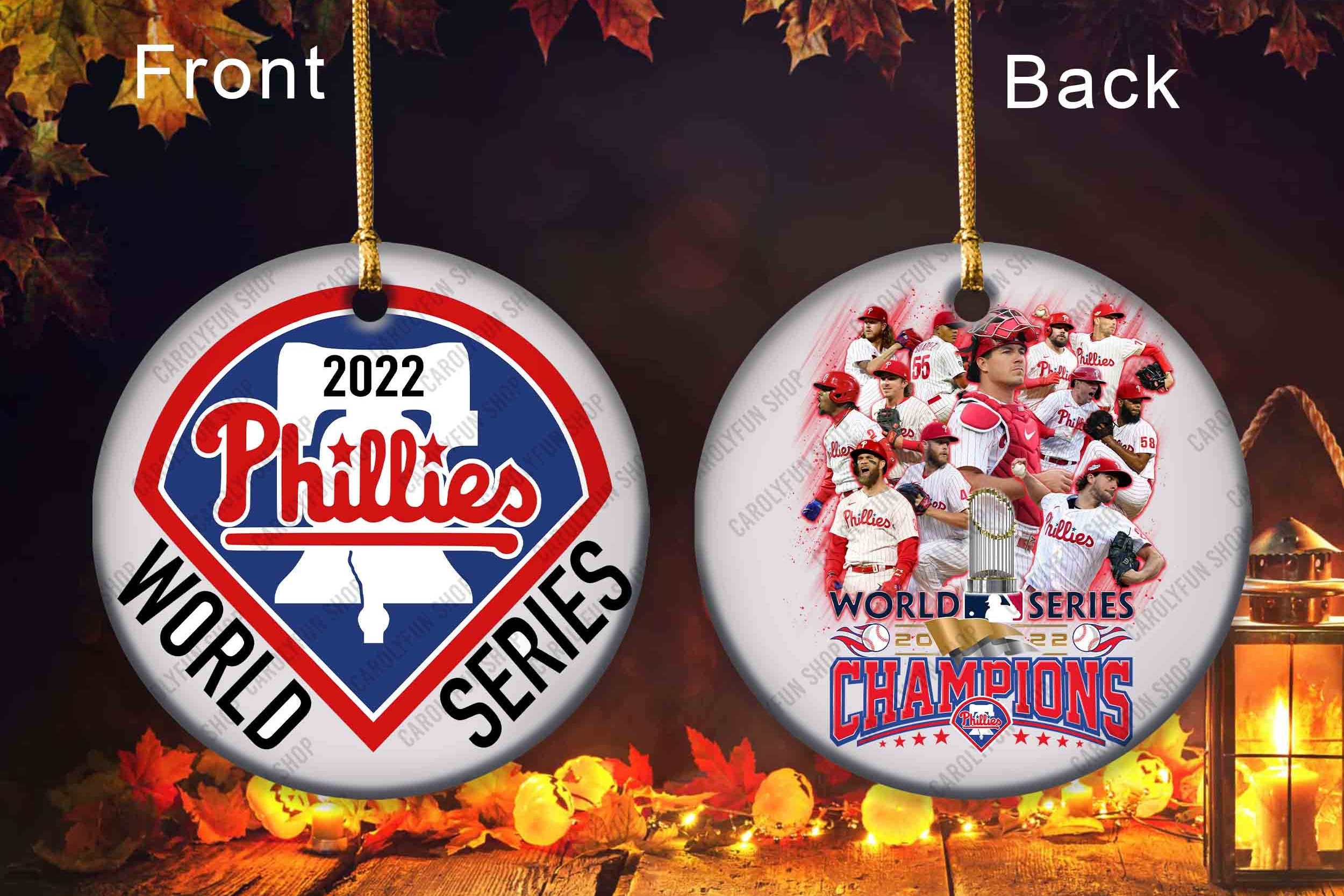 Philadelphia Phillies Personalized Baseball Christmas Ornament Philadelphia Phillies Personalized Baseball Christmas Ornament
