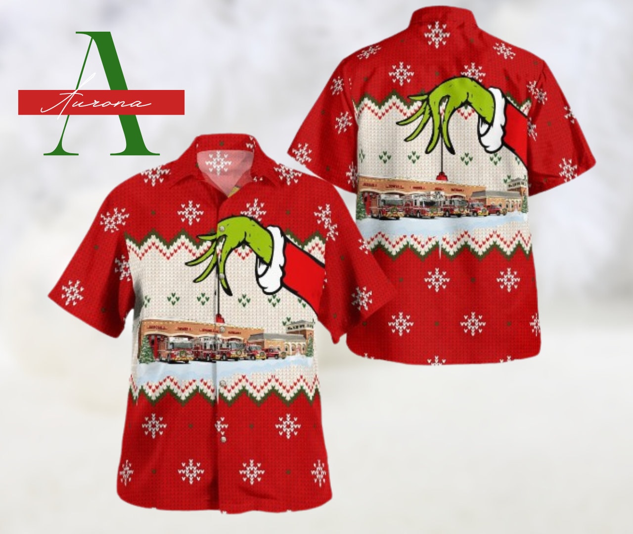 Unisex Christmas Grinch Merry Xmas Santa Claus Hawaiian Shirt Unisex Christmas Grinch Merry Xmas Santa Claus Hawaiian Shirt